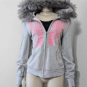 Aeropostale Fur Trim Jacket